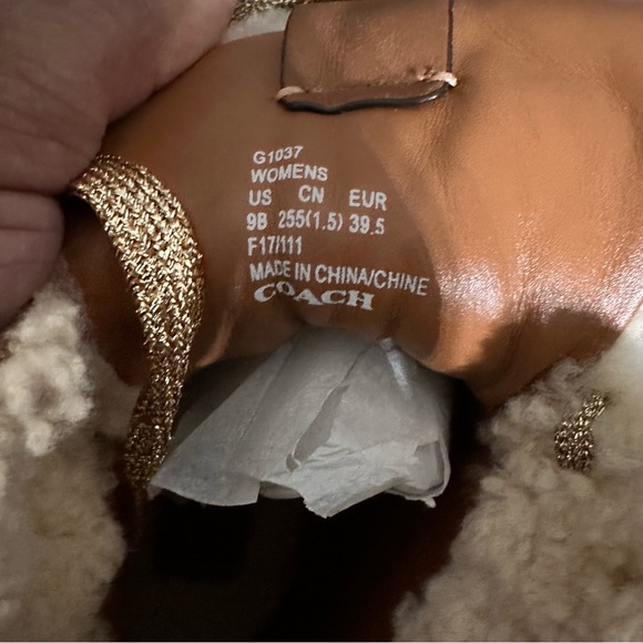 EUC COACH Urban Hiker Glitter Platform Boot size 9 - Picture 12 of 13